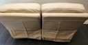 Lovely Cream Leather Two Seater  Recliner Sofa