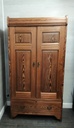 Old pine double wardrobe