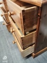 PAIR  PINE THREE DRAWER BEDSIDES CHESTS