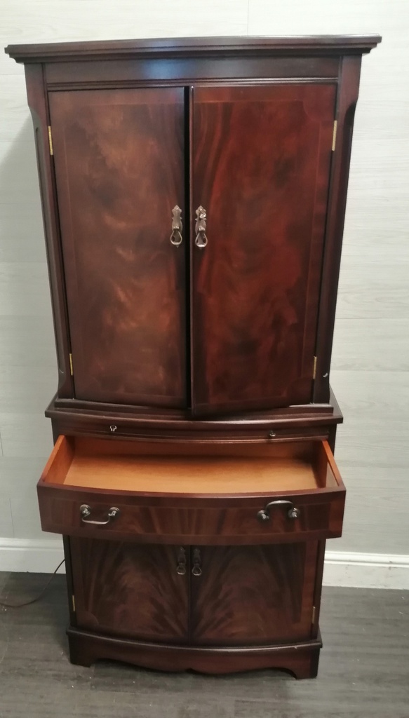 Repro Mahogany Drinks Cabinet
