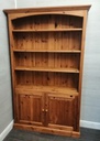 SOLID PINE CUPBOARD BASE BOOKCASE