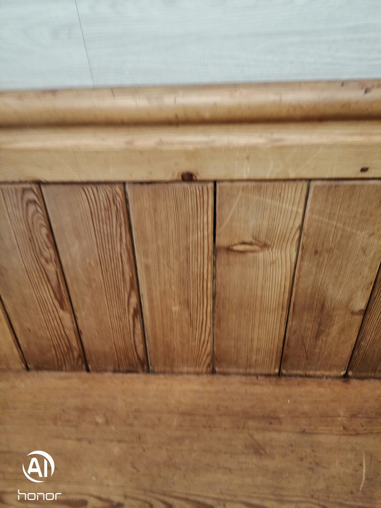 Lovely Large Old Pine Church Pew