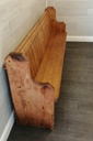 Lovely Large Old Pine Church Pew