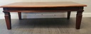 Large Dark Wood Coffee Table