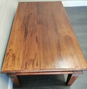 Large Dark Wood Coffee Table