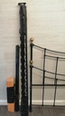 4FT 6&quot; VICTORIAN STYLE BLACK BEDFRAME