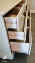 Painted Ducal eight drawer chest