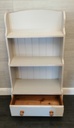 Painted Pine Waterfall Bookcase