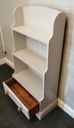 Painted Pine Waterfall Bookcase