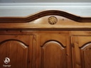 Quality triple size solid pine wardrobe with drawers