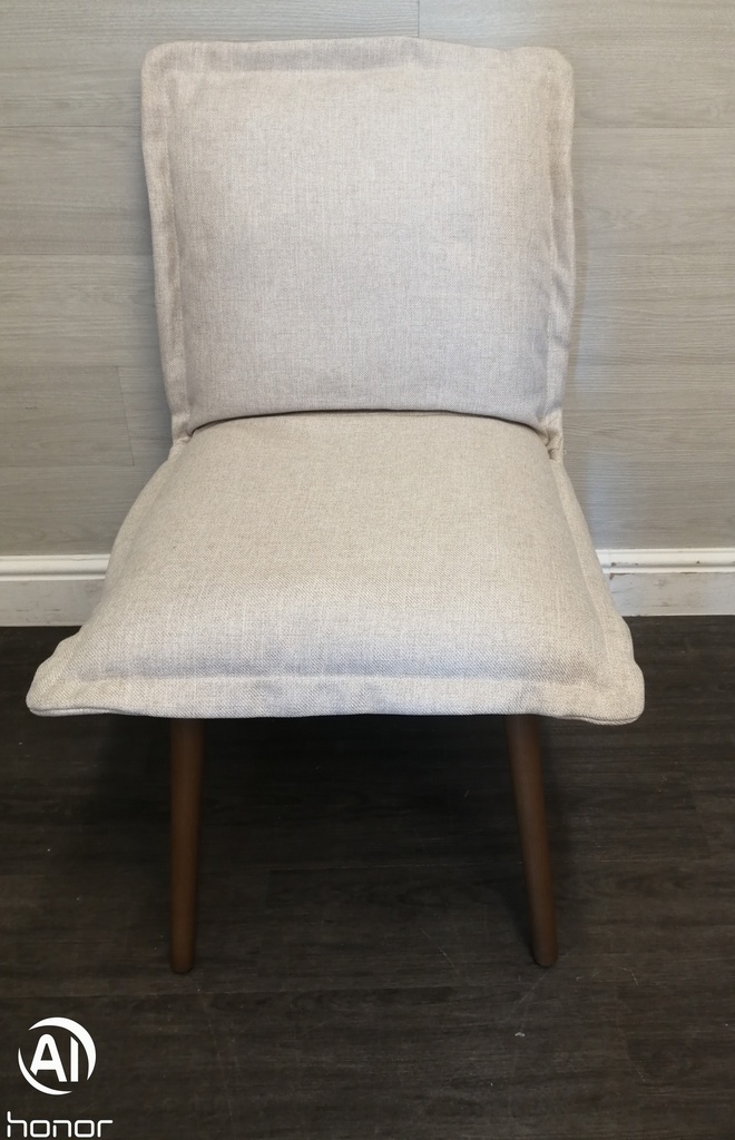 Set Of Six Ikea KLINTEN dining Chairs Light Beige
