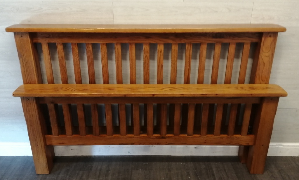 Quality Chunky 5ft Oak Bed Frame
