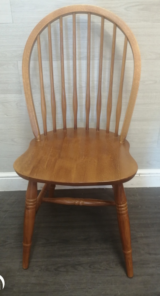 SET OF four hoop BACK DINING CHAIRS