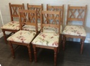 Set of 6 padded Dining Chairs