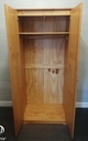 Two door pine wardrobe