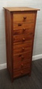 Seven drawer pine wellington chest