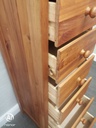 Seven drawer pine wellington chest