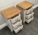 Pair Of Grey Shaker style  Bedside Chests