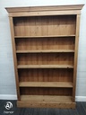 Large Narrow Pine Bookcase