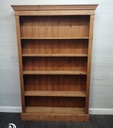 Large Narrow Pine Bookcase