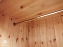 QUALITY LARGE 2 DOOR PINE WARDROBE with mirrors
