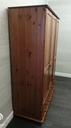 Pine Triple Wardrobe With Drawers