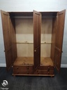 Pine Triple Wardrobe With Drawers