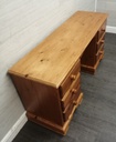 Pine Six Drawer Dressing Table / Desk