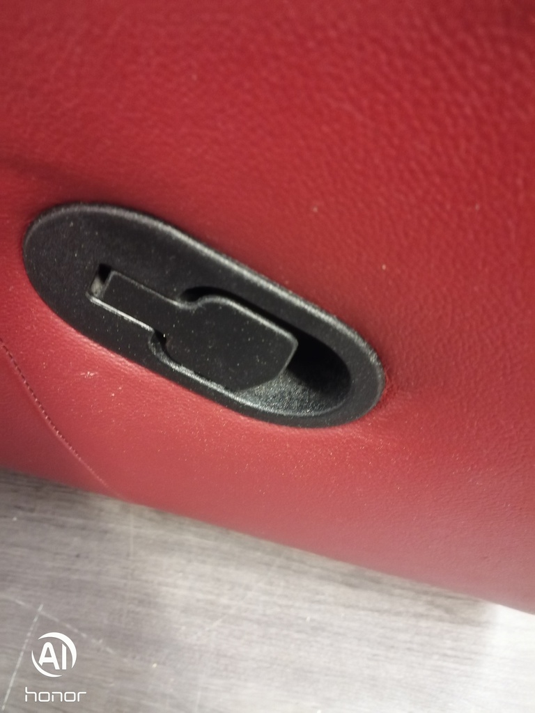 Red Leather Electric Recliner Armchair