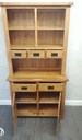 Lovely neat oak  dresser display unit