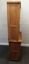 Lovely neat oak  dresser display unit