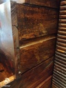 Great dark wood triple sideboard