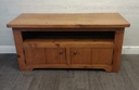 Lovely rustic pine tv bench