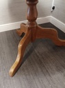 3FT 7&quot; THICK TOP ROUND SOLID PINE TABLE