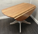 QUALITY SOLID WOOD DROP LEAF DINING TABLE