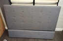 5ft GREY OTTOMAN BED FRAME
