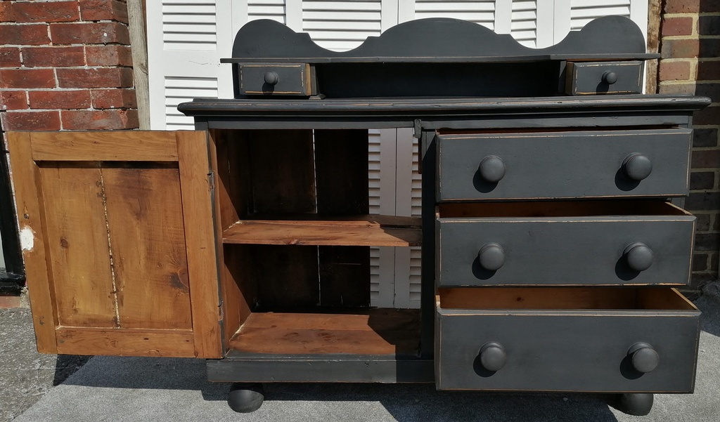 Old Pine 'Graphite' Sideboard