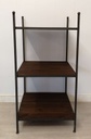 Metal Unit with Wooden Shelves