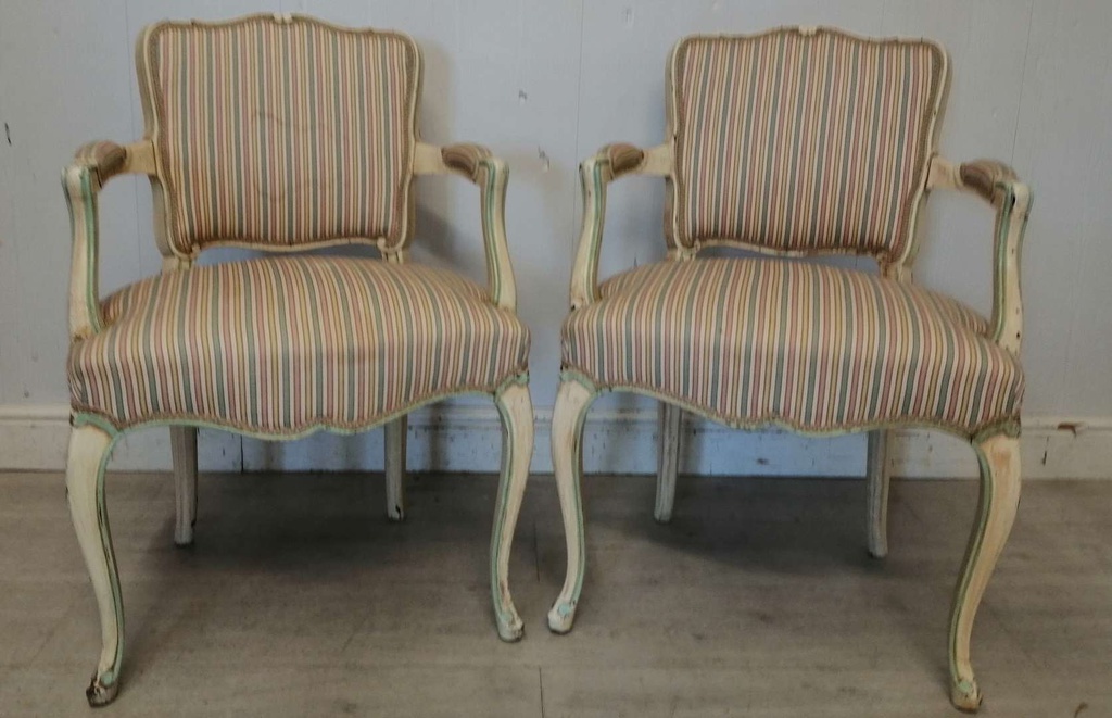 LOVELY OLD FRENCH STYLE NEAT ARM CHAIR