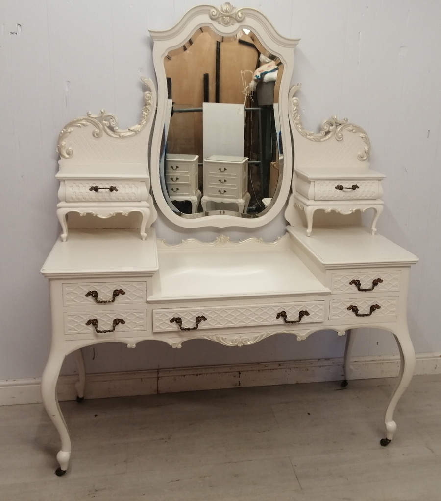 stunning large antique dressing table