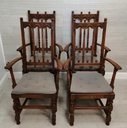 SET OF 4 ERCOL  DINING CHAIRS