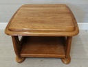 chunky oak side table