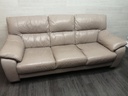 quality leather three seater sofa