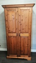 schreiber two door pine wardrobe