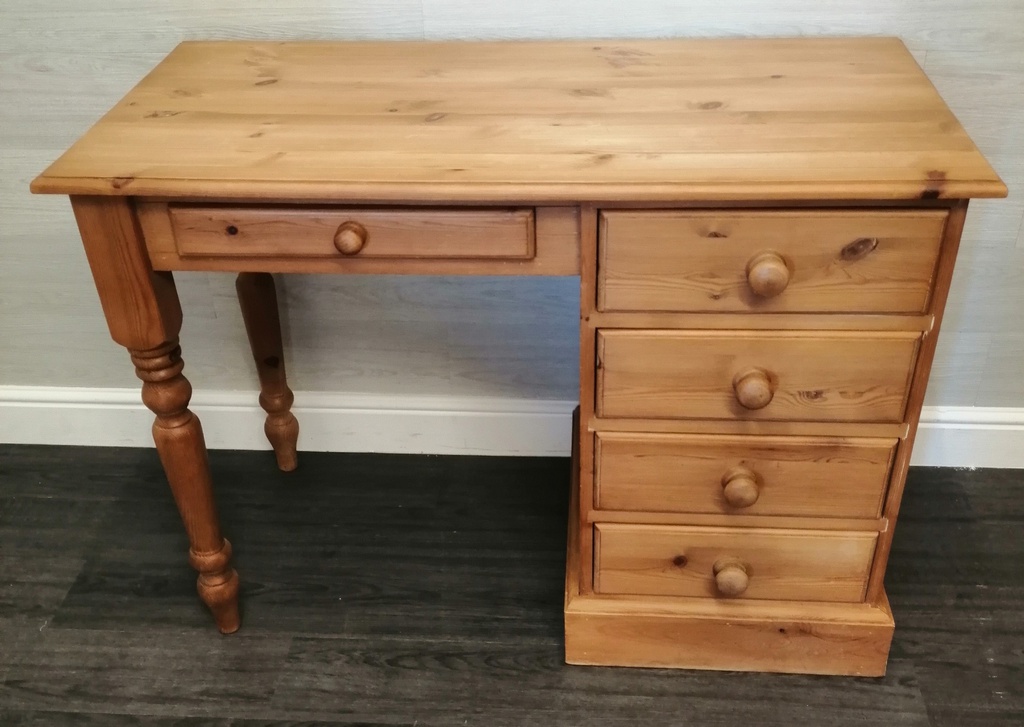 solid pine dressing desk