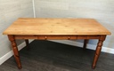 ducal pine dining table with drawer