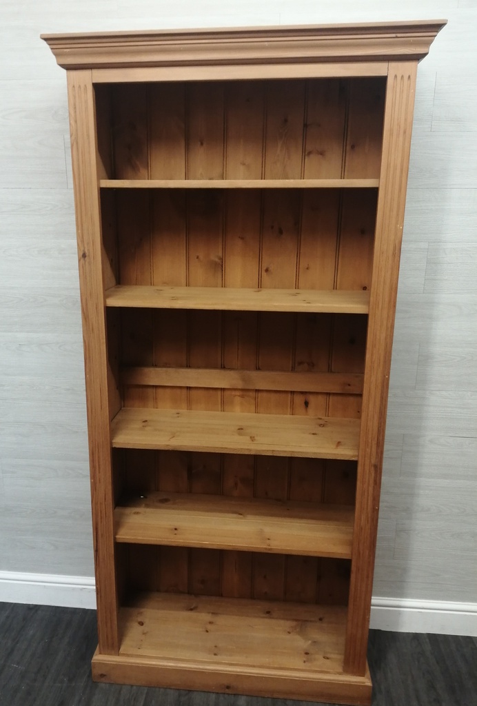 solid pine bookcase