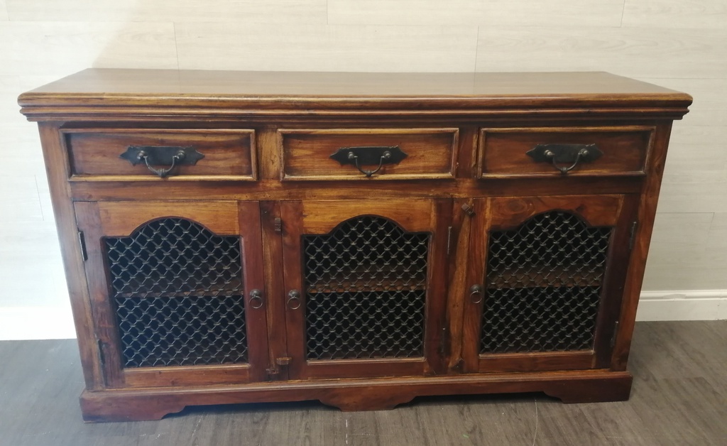 QUALITY SOLID SHEESHAM WOOD SIDEBOARD