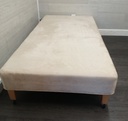 3ft Vi-SPRING Sprung Top Divan Base on legs