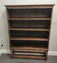 lovely old dark oak bookcase